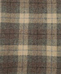 Wool 18" x 28" Sandstone Plaid