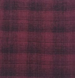 Wool Purple Plaid Yardage