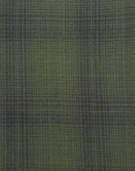 Wool 9" x 21" Green Plaid