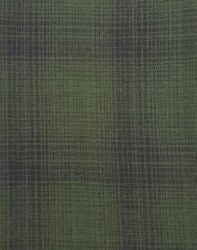 Wool Green Plaid Yardage
