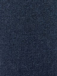 Wool 18" x 28" Blue Black Diam