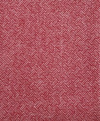 Wool Red White Geometr Yardage