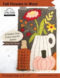 Fall Flowers in Wool