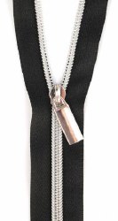 Zipper #5 Nylon Black/Nickel