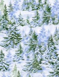 Winter Woodland Pine Trees Stash Builder