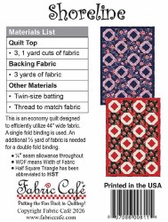 Additional picture of Shoreline Quilt Pattern
