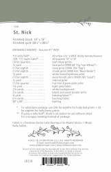 Additional picture of St. Nick Pattern