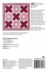 Additional picture of 3 Yard Romeo Quilt Pattern