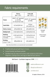 Additional picture of Sunflowers Quilt Pattern