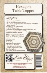 Additional picture of Hexagon Table Topper - Sew Biz