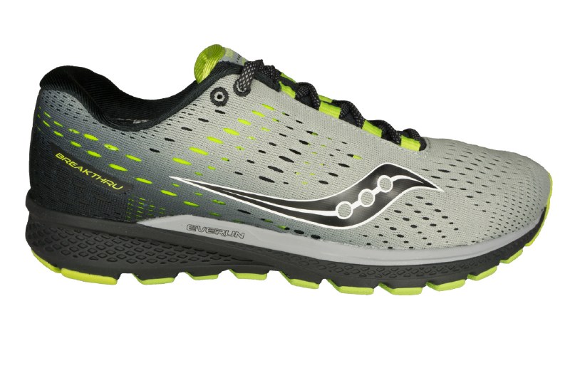 saucony men's breakthru running shoes