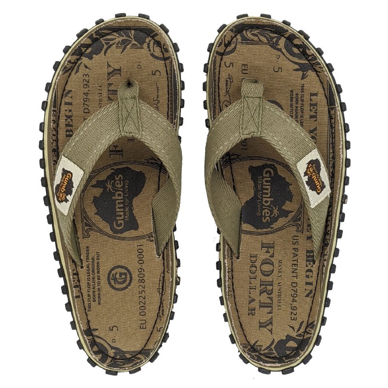 Gumbies Islander sandal series . Dollar 