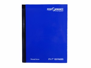 HARDBACK 9 X 7 120PG BLUE