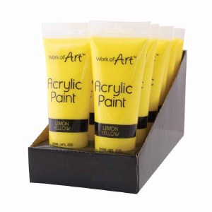 ACRYLIC 120ML LEMON YELLOW