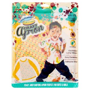 APRON WITH SLEEVES 4-7 YRS