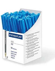 BALL PENS STAEDTLER BLUE 50PK