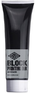 BLOCK PRINTING INK BLACK