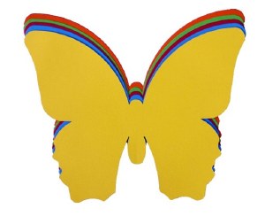 BUTTERFLY ASSORTED CARD 10PK