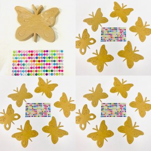 BUTTERFLY KRAFT PK15 RHINESTON