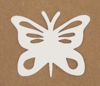 BUTTERFLY WHITE PAPER 50PK