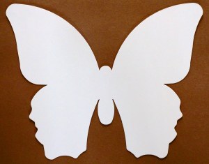 BUTTERFLY OFF WHITE PAPER 20PK