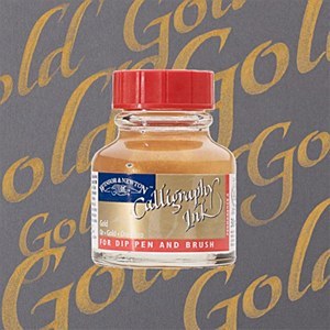 CALLIGRAPHY INK GOLD 30ML