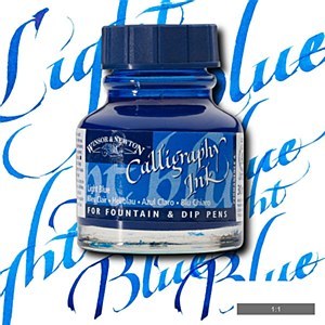 CALLIGRAPHY  INK LT. BLUE 30ML