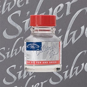 CALLIGRAPHY INK SILVER 30ML