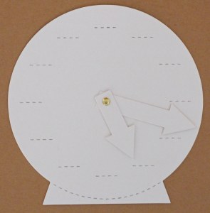 CLOCK FACE WITH HANDS 1 PACK