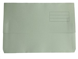 DOCUMENT WALLET GREEN F/C