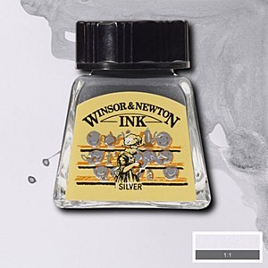 DRAWING INK SILVER 14ML