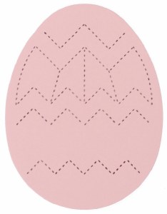 EASTER EGG M PINK CARD PK20