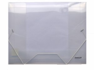 ELASTIC BOX FILE PLASTIC CLEAR