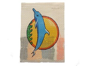 EMBROIDERY DOLPHIN