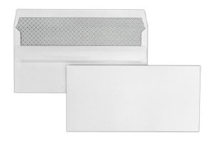 ENVELOPES WHITE DL 1000BX