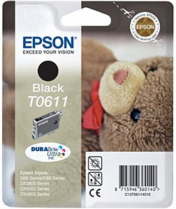 EPSON T0611 D68/DX4200 BLACK