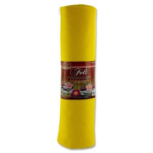 FELT ROLL 45cmX5m YELLOW