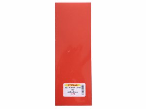 FLASH CARDS 12X4 50PK RED