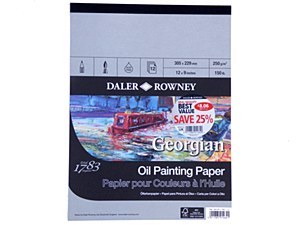 GEORGIAN OIL PAD 12X9&quot; 12SHT