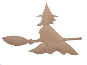 HALLOWEEN WITCHES CARDBOARD