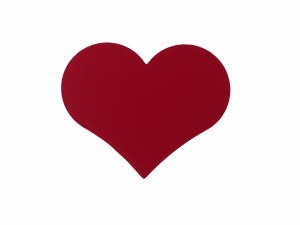 HEARTS D.RED CARD 15CM 20PK