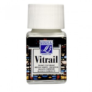 GLASS PAINT VITRAIL 50MLWHITE