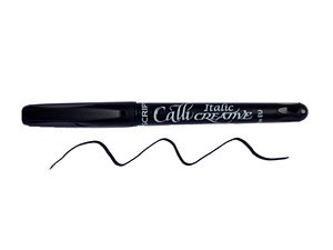 CALLIGRAPHY MARKER BLACK  MED