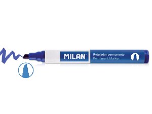 MILAN PERM MARKER BLUE CHISEL