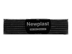 PLASTICINE BLACK 500g NEWPLAST