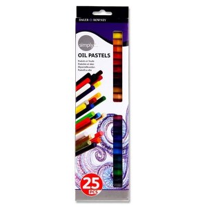 OIL PASTELS 25PK DALER