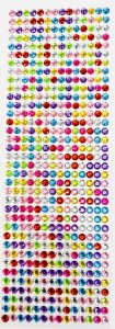 RHINESTONES ROUND MULTI 7MM