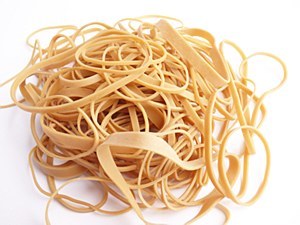 RUBBER BANDS ASTD.1/4LB PK