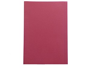 STRAIGHT CUT FOLDERS RED 100pk