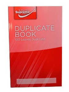 SUPREME DUPLICATE BOOK 8X5